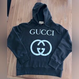 Authentic- Gucci Interlocking Logo Hoodie